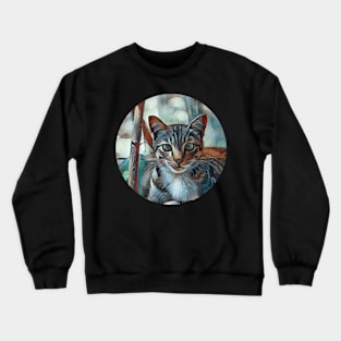 Delicate floppy cat Crewneck Sweatshirt